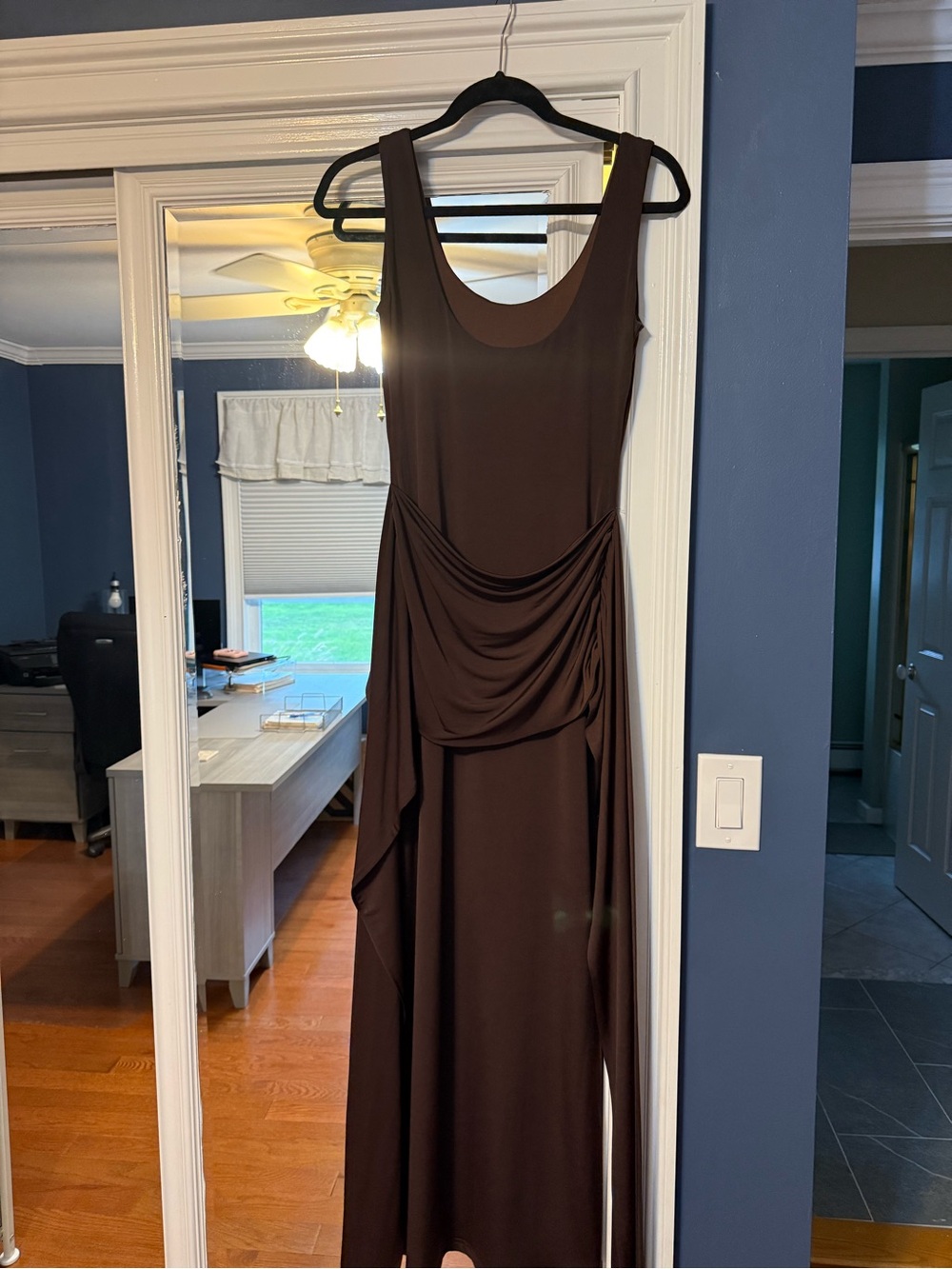 Hello Molly MAXIMUM STYLE MAXI DRESS BROWN - Picture 7 of 13
